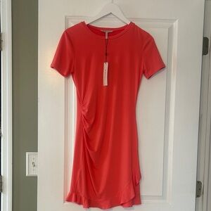 BCBGeneration Bright Coral Crewneck Top
